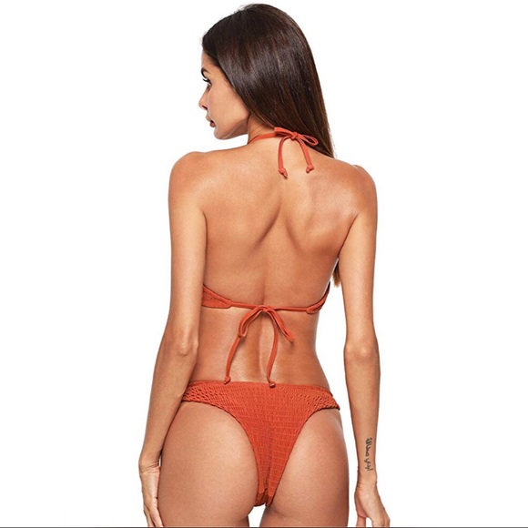 two piece scrunched swimsuit - Picture 3 of 3